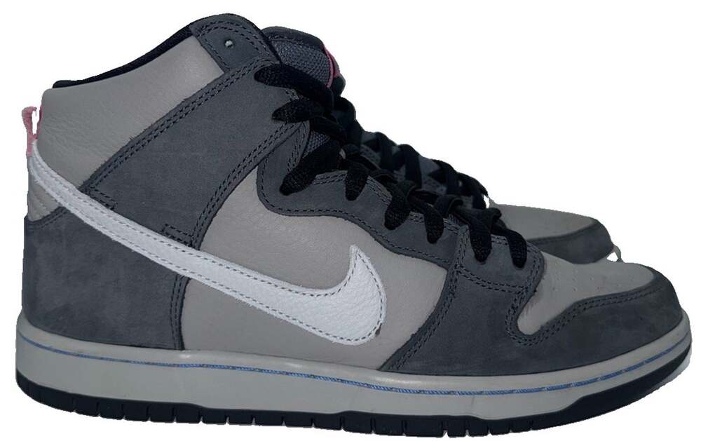 Nike SB Dunk High Pro Medium Grey Flamingo Men’s 10 DJ9800-001 w Box